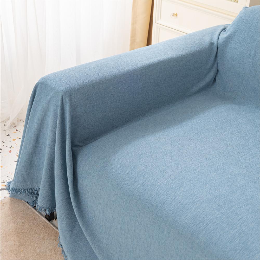 Pure Color Chenille Leichtgewicht Sofa-/Couchbezug