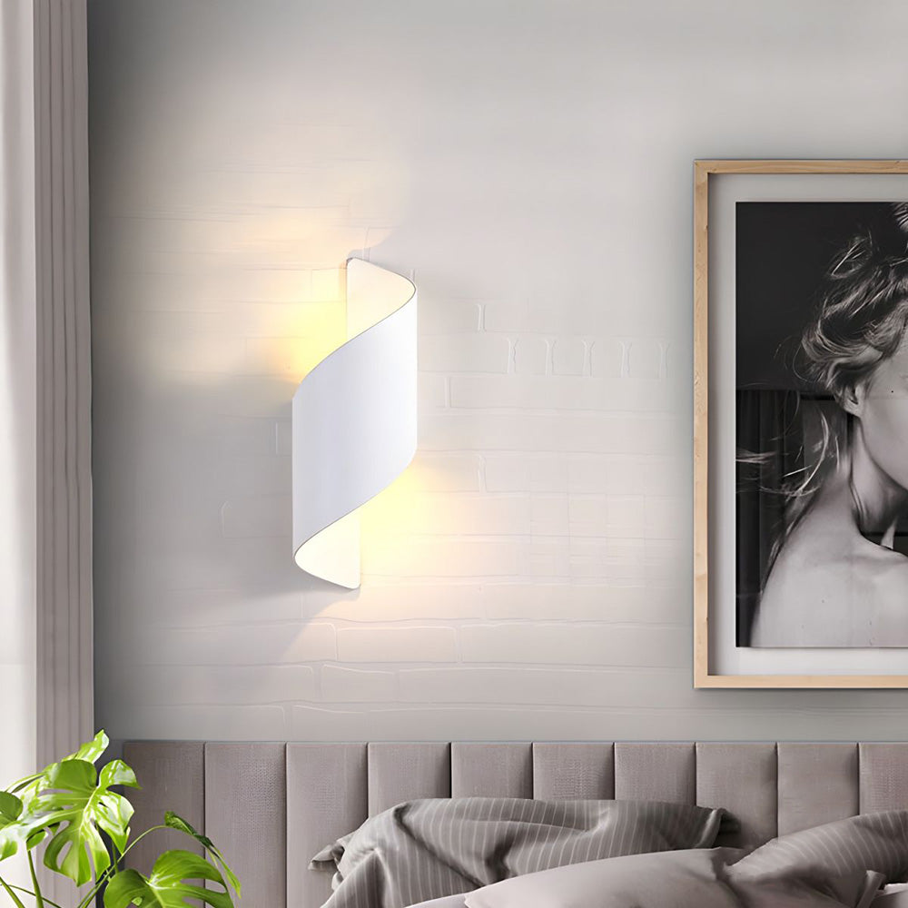 LED-Wandlampe mit minimalistischem Aluminiumdesign