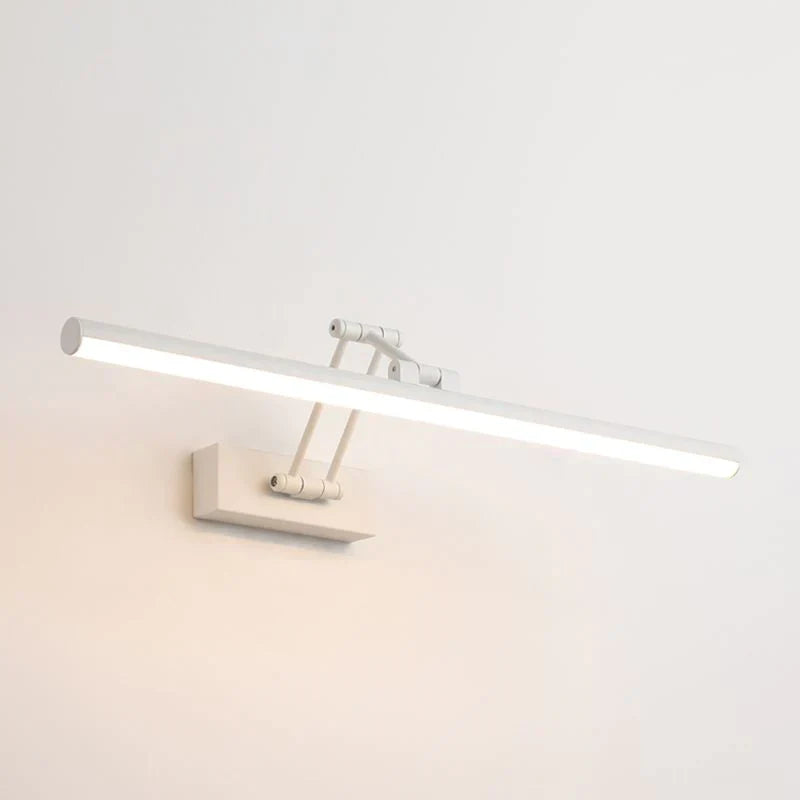 Edge Minimalistische LED-Wandleuchte Schwarz/Weiß für den Innenbereich, Badezimmer, Metall