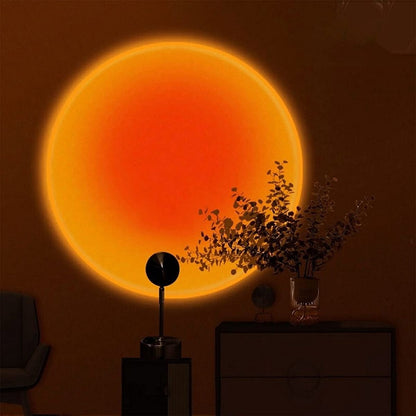 LED Tischlampe mit Sonnenuntergangseffekt | SunsetGlow