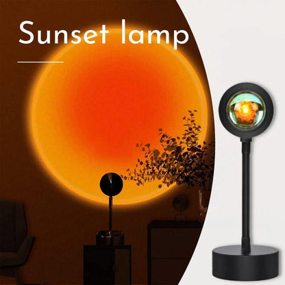 LED Tischlampe mit Sonnenuntergangseffekt | SunsetGlow