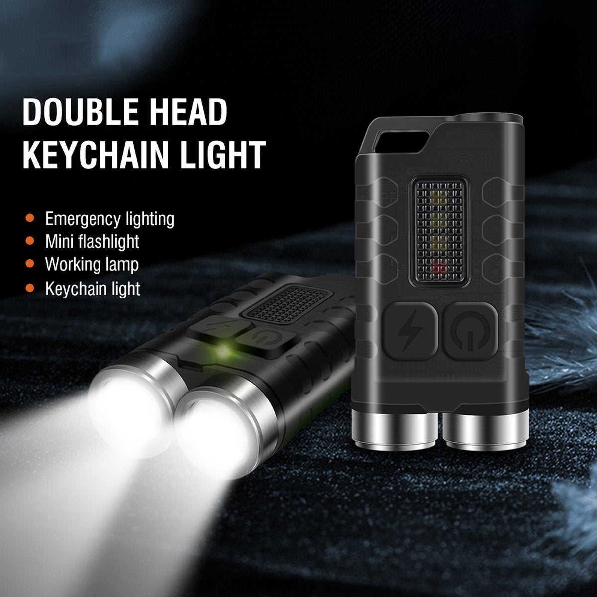 Garduru-Taschenlampe 900 Lumen - USB C - 12 Lichtmodi