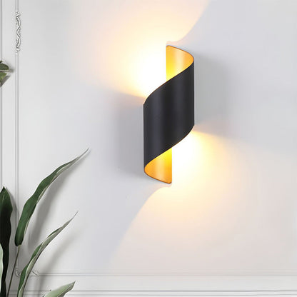 LED-Wandlampe mit minimalistischem Aluminiumdesign