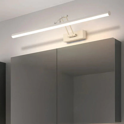 Edge Minimalistische LED-Wandleuchte Schwarz/Weiß für den Innenbereich, Badezimmer, Metall