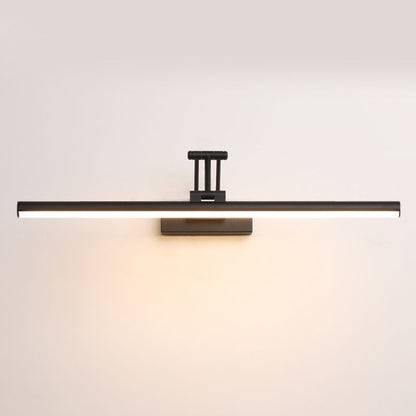 Edge Minimalistische LED-Wandleuchte Schwarz/Weiß für den Innenbereich, Badezimmer, Metall