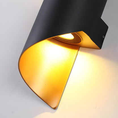 LED-Wandlampe mit minimalistischem Aluminiumdesign