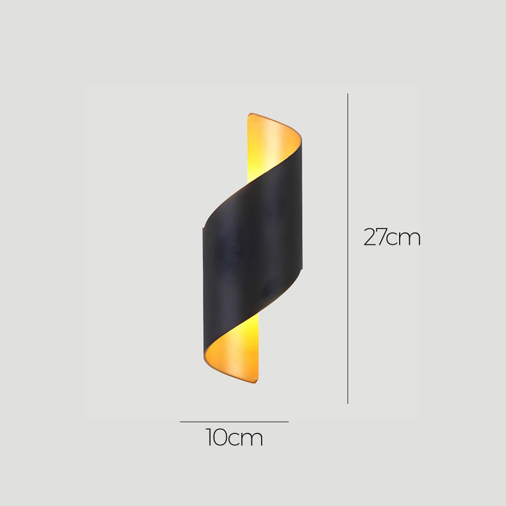 LED-Wandlampe mit minimalistischem Aluminiumdesign