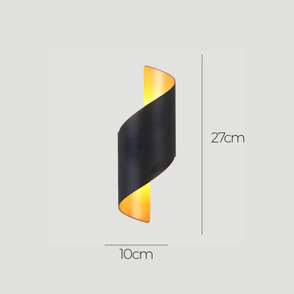 LED-Wandlampe mit minimalistischem Aluminiumdesign