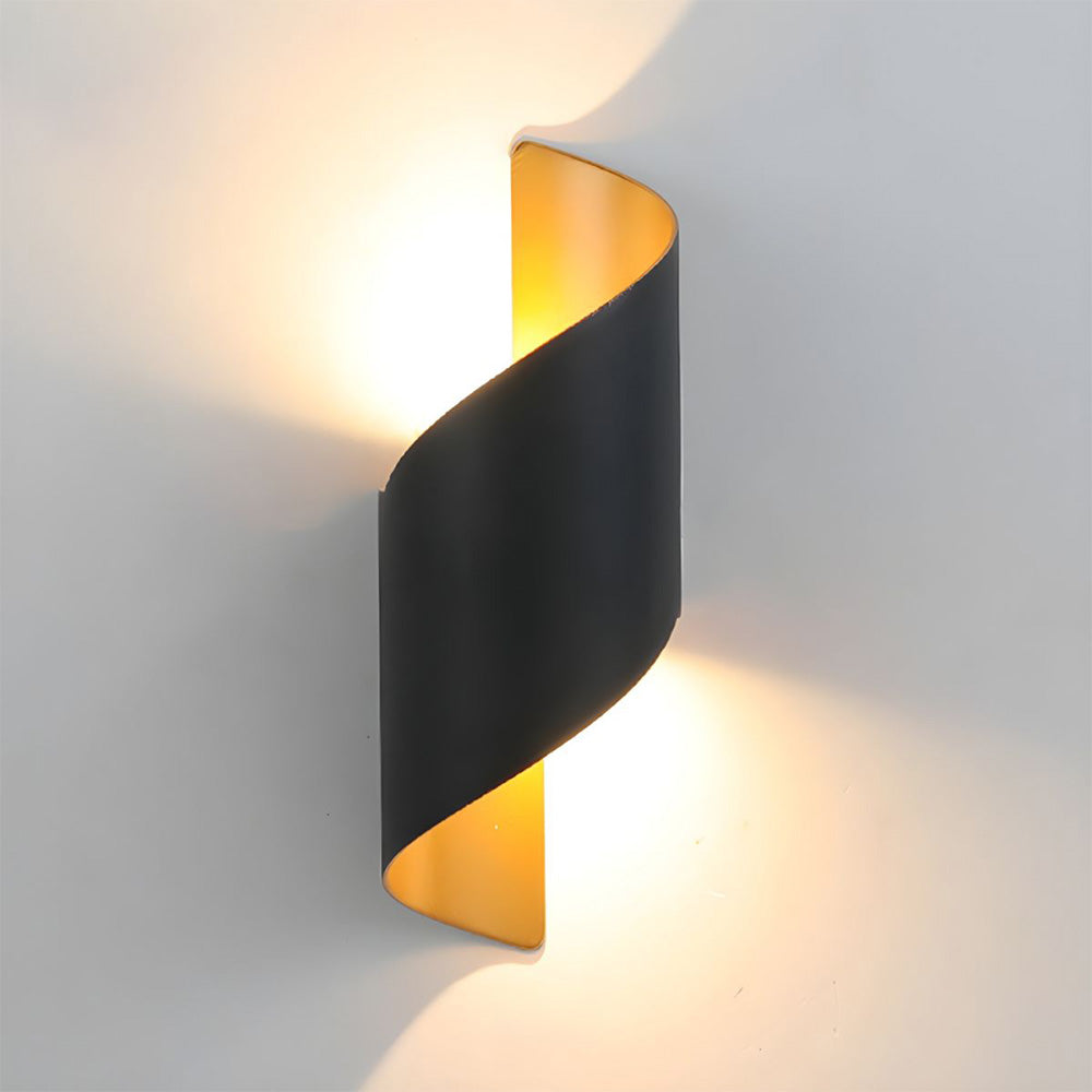 LED-Wandlampe mit minimalistischem Aluminiumdesign