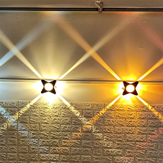 Garduru RGB LED Wandleuchte für den Außenbereich - Robust & Stilvoll