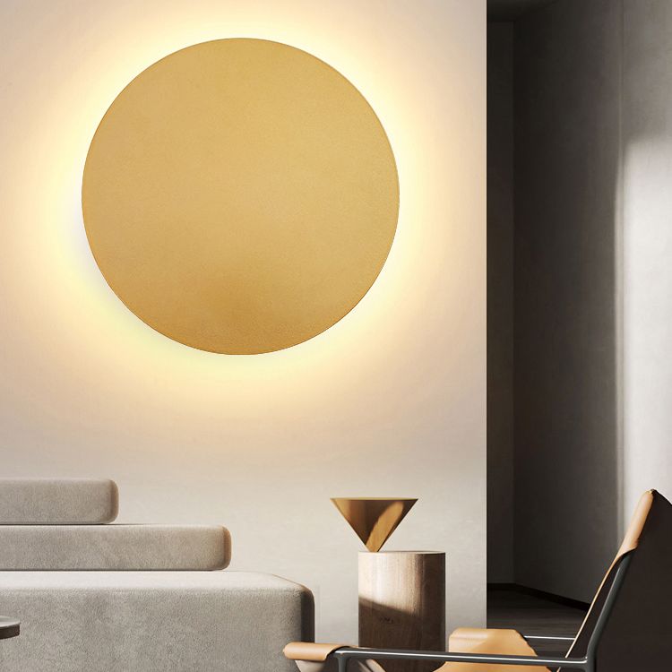 Runde Wandlampe für Zuhause und Büro - Modernes zeitgenössisches Design