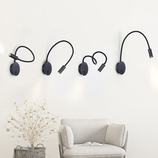 FlexiGlow – Moderne LED-Wandleuchte mit 360 Grad verstellbarem Licht