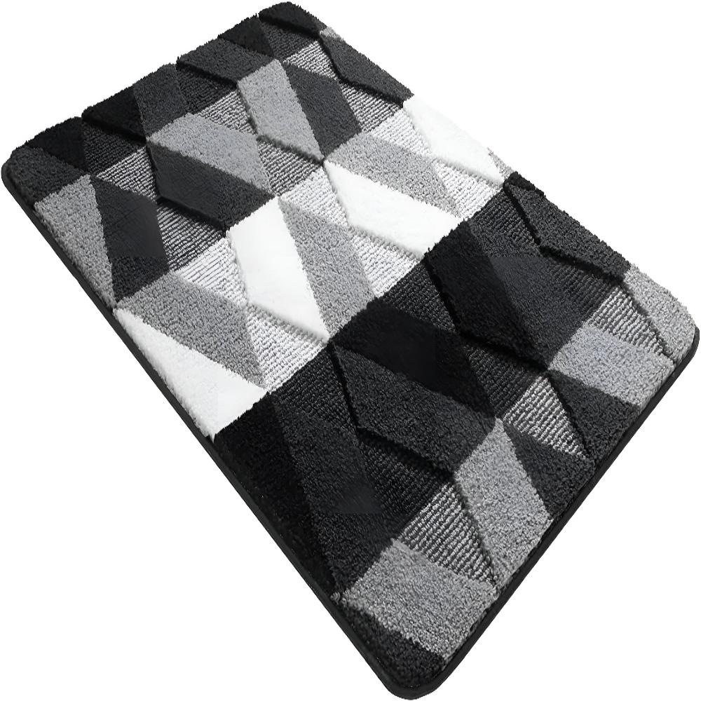Weicher Mikrofaser Rutschfester Geometrischer Teppich