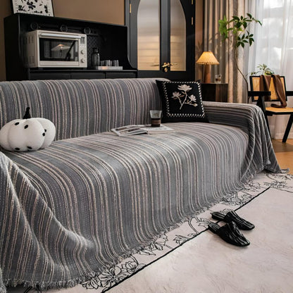 Regal Stripes Chenille Sofabezug