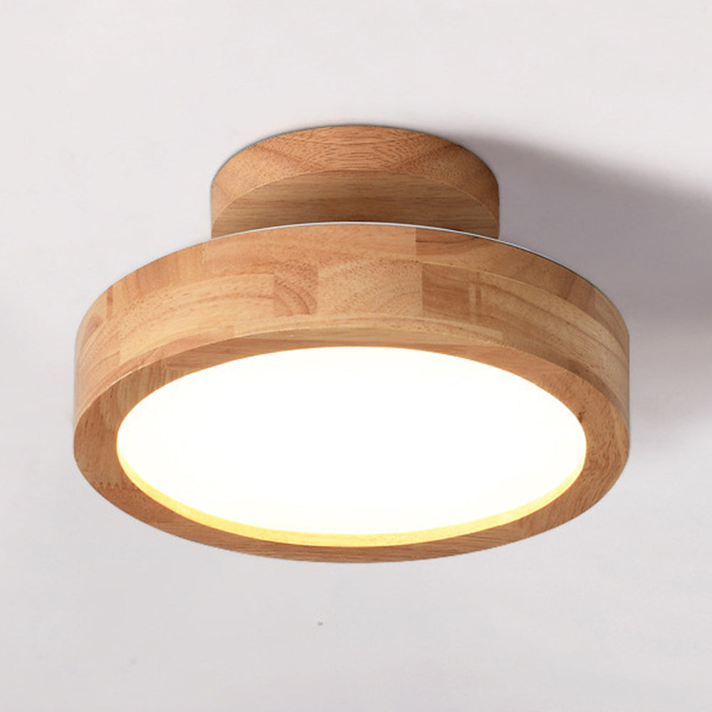 Deckenleuchte Holz LED Flush Mount Leuchte