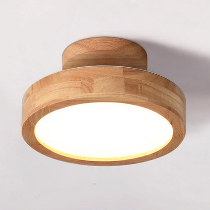 Deckenleuchte Holz LED Flush Mount Leuchte