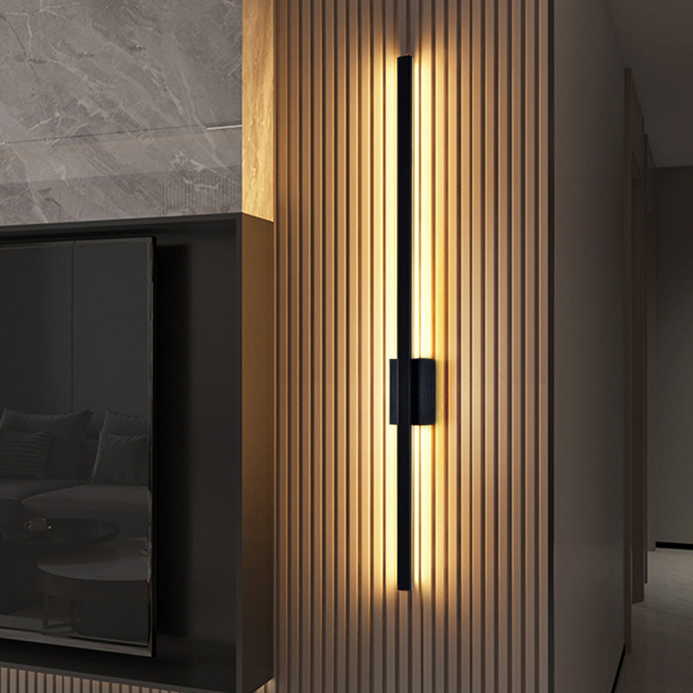 Industrielle Minimalistische Lange LED Eisen Wandleuchten für Zeitgenössische Wohnzimmerdekoration und Stilvolle Beleuchtung