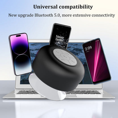 Luxora Wasserdichter Bluetooth Duschlautsprecher mit Saugnapf