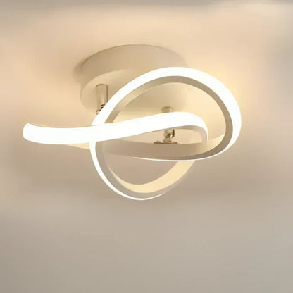 Moderne LED-Deckenleuchte mit Doppelring-Design – Twilight Rings