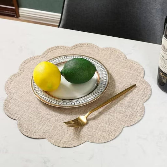 Wellige wasserdichte Tischunterlage