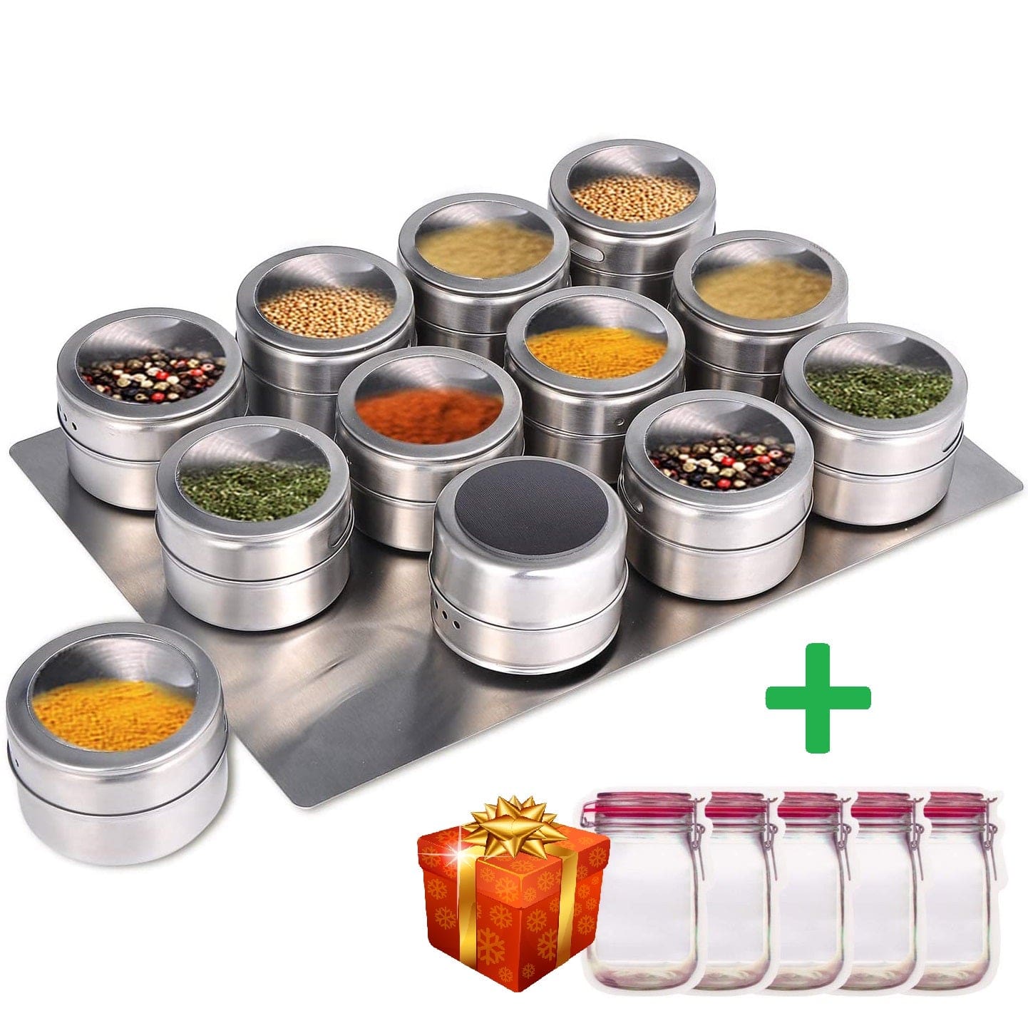 Set von Edelstahl Vorratsbehältern - HomyClass