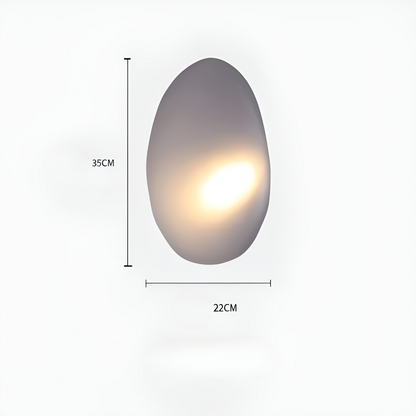 Garduru Light – Nordische Kieselstein-Style LED-Wandleuchte