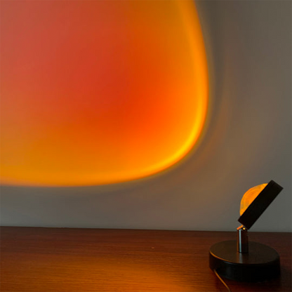 SunsetLuxe - Retro Sunset Tischlampe