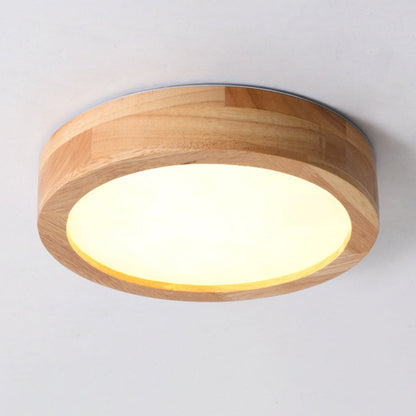 Deckenleuchte Holz LED Flush Mount Leuchte