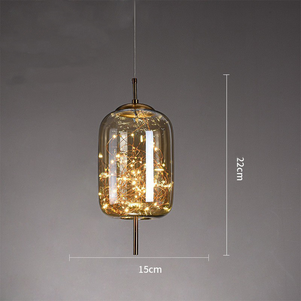 Pendelleuchte Glas Moderne LED Deckenleuchte