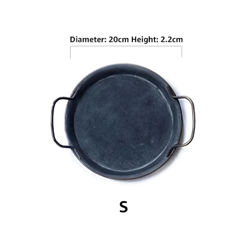 Retro Runde Metall Abendessen Serviertabletts