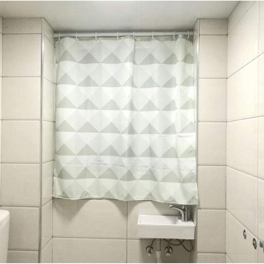 Verstellbare teleskopische Gardinenstange ohne Bohren – Leichtes Aluminium, werkzeugfreie Montage, rutschfeste Endkappen