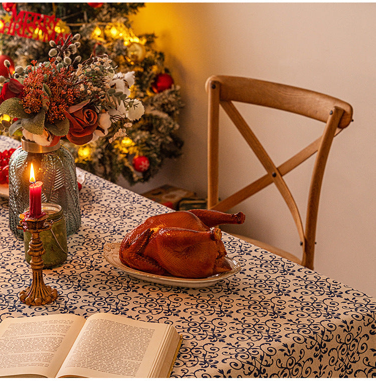 Xmas Geschenktischdecke Feiertagsdekoration Tischbezug