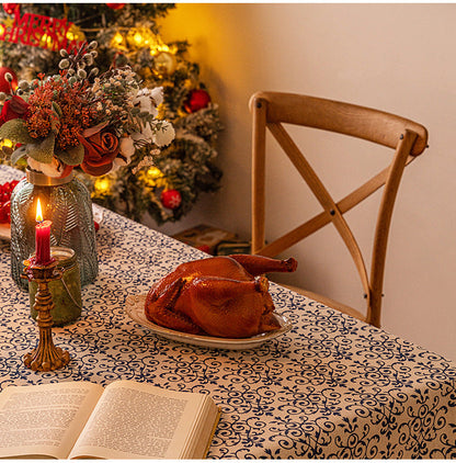 Xmas Geschenktischdecke Feiertagsdekoration Tischbezug