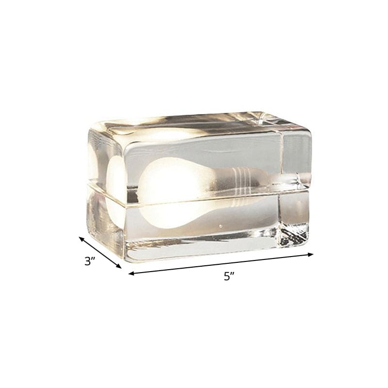Minimalistische Tischlampe für elegantes Licht | ClearGlow
