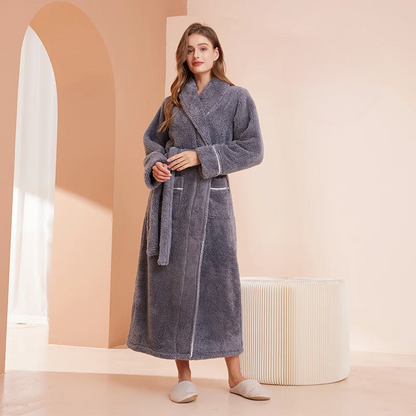 Winter Flanellbademantel | LumeCozy