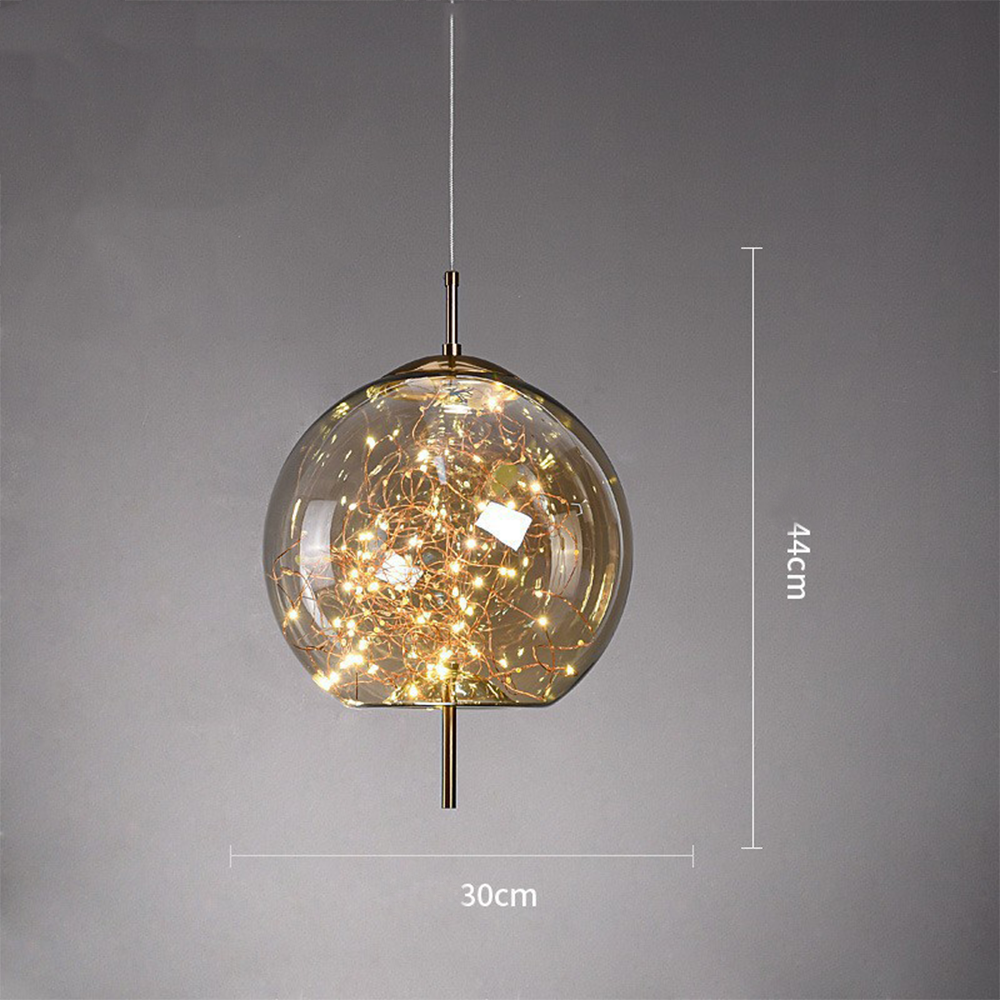 Pendelleuchte Glas Moderne LED Deckenleuchte