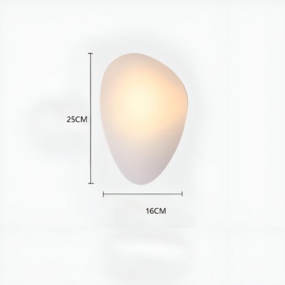 Garduru Light – Nordische Kieselstein-Style LED-Wandleuchte