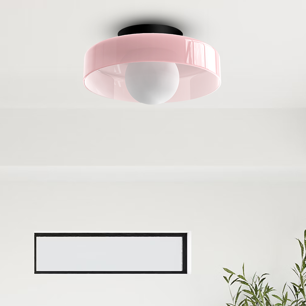 Garduru Runde Glas-Deckenleuchte – Elegantes & Minimalistisches Design