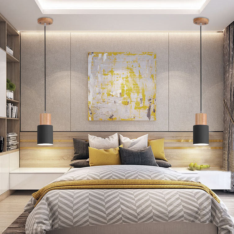 Garduru - Nordischer Macaron Zylinder-Aluminium 1-lichts LED Hängeleuchte