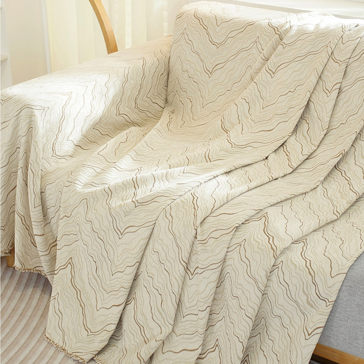 Layer of Peaks Chenille Sofa/Couch Bezug