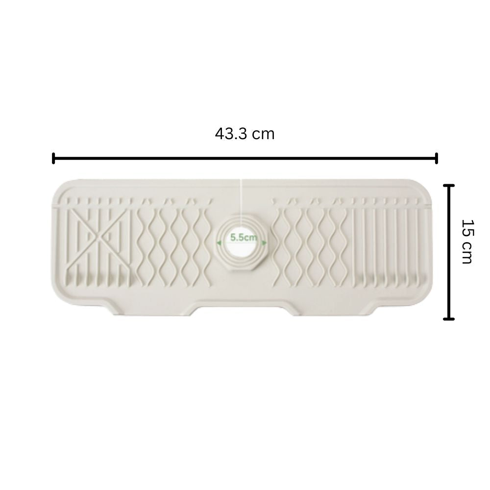 Aqua Slope Gummi Wasserhahn Spüle Matte