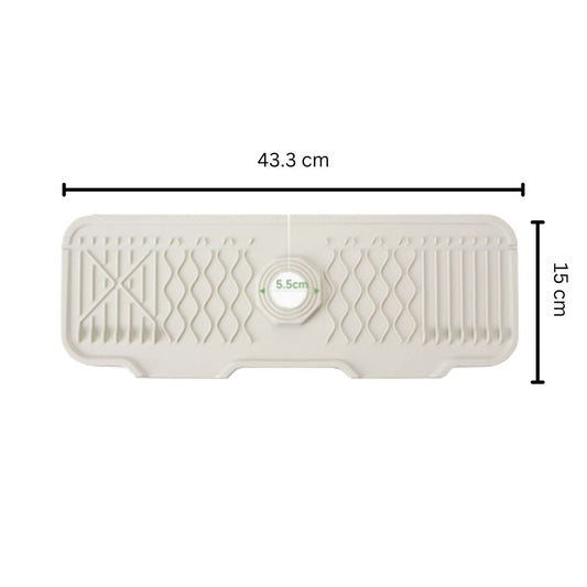 Aqua Slope Gummi Wasserhahn Spüle Matte