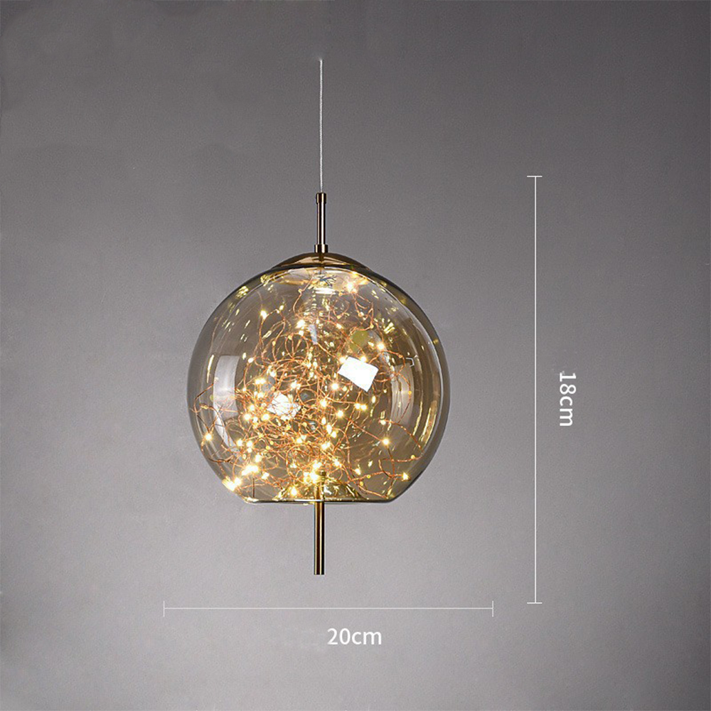 Pendelleuchte Glas Moderne LED Deckenleuchte