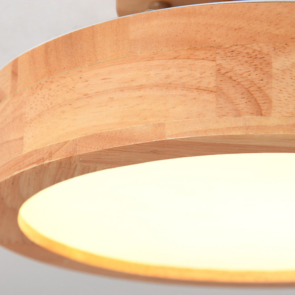 Deckenleuchte Holz LED Flush Mount Leuchte
