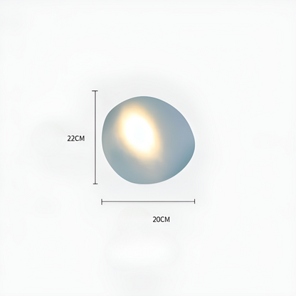 Garduru Light – Nordische Kieselstein-Style LED-Wandleuchte