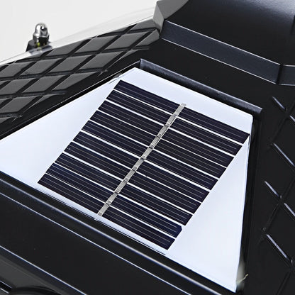 Outdoor Solar LED Schwarze Gartenpfostenlampe