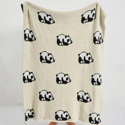 Kawaii Panda Strickdecke