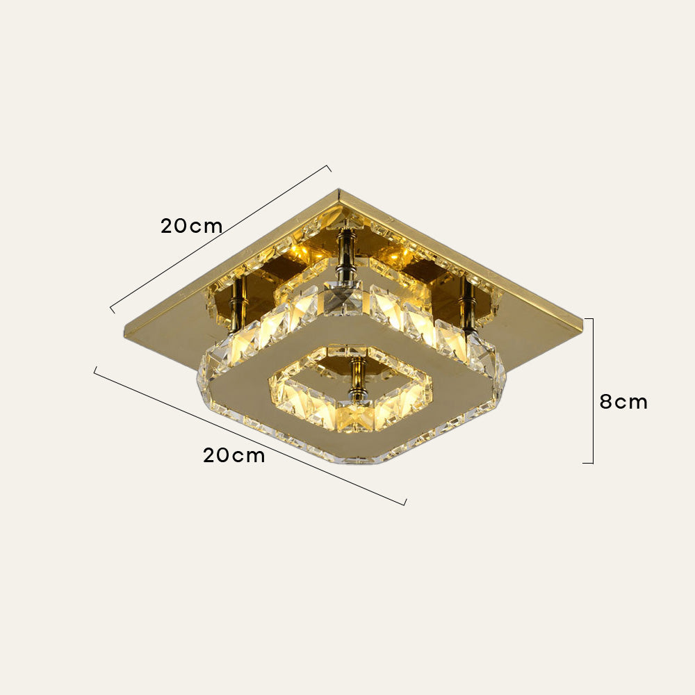 Deckenleuchte Kristall LED Modern Flush Fixture