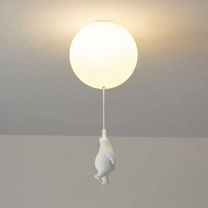 Kinder Deckenlampe mit Bär und Ballon - CloudBear