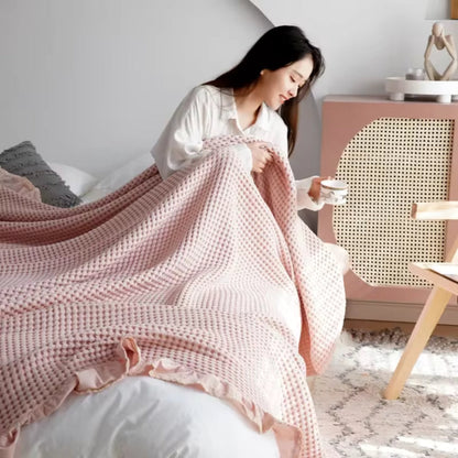 Olivia Waffle Decke